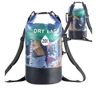 Bolsa seca para kayak, bolsas secas grandes de 20 L, bolsa seca portátil y ligera para viajes, natación, canotaje, kayak, 20 litros, Refer to description, Unisex