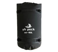 Bolsa seca para motocicleta, 40 L, portátil, a prueba de lluvia, bolsa de viaje seca, mochila de lona de gran capacidad para carretera, ciclismo eléctrico, 80 negro, Refer to description, Unisex