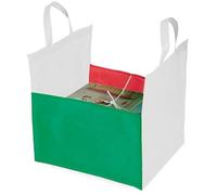 Bolsa shopper porta pizza a domicilio take away capacidad 6 pizzas cordón de cierre asas cortas costuras reforzadas catering alimentos personalizables en serigrafía, Italia, 37 CM, Bolsa porta plazas
