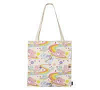 Bolsa Shopping Care Bears Ligera y Práctica - Bolsa de Tela Para Compras con Diseño de Care Bears, Reutilizable y Cómoda de Llevar