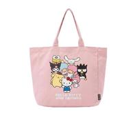 Bolsa Shopping Hello Kitty XL Ligera y Práctica - Bolsa de Tela Para Compras con Diseño de Hello Kitty, Reutilizable y Cómoda de Llevar