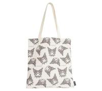 Bolsa Shopping Kuromi Ligera y Práctica - Bolsa de Tela Para Compras con Diseño de Kuromi, Reutilizable y Cómoda de Llevar