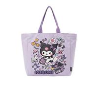 Bolsa Shopping Kuromi XL Ligera y Práctica - Bolsa de Tela Para Compras con Diseño de Kuromi, Reutilizable y Cómoda de Llevar