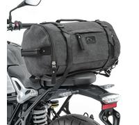 Bolsa Sillin Asiento trasero Moto Vintage 25L Mochila Rollo de equipaje gris
