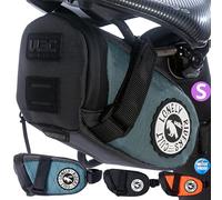 Bolsa Sillín Bicicleta Pequeña Impermeable 0.6L Radtail Go Ultraligera 86g Compacta Cremallera Resistente Velcro Seguridad Mosquetón Integrado Bolsillo Interno Soporte Luz Trasera MTB Carretera E-Bike