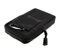 Bolsa Smartphone Universal con mosquetón y enganche correa - Negra