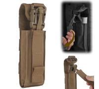 Bolsa/Soporte para Torniquete MOLLE De Liberación Rápida Táctica para La Mayoría De Los Tamaños De Torniquetes, Operación con Una Sola Mano(Brown)