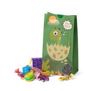Bolsa Sorpresa de Fiesta Infantil, Diseños Variados con Temática de Dinosaurios y Bajo el Mar, Incluye Dulces y Juguetes, Pack Individual (Dinosaurios)