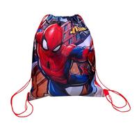 Bolsa Spiderman Marvel bolsa 40x35cm con correas de cuerda y cierre de cordón accesorio para niños