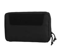 Bolsa Táctica de Administración con Accesorio Molle, Bolsa GP con Cierre de Cremallera Bidireccional, Bolsa EDC Delgada para Chaleco de Caza o Mochila de Senderismo(Black)