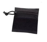 Bolsa Táctica de AdministracióN con Cierre de Velcro para Guardar Herramientas, Bolsas Colgantes y Bolsa para Accesorios de Mochila(Black,S)