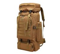 Bolsa táctica de bugout - mochila militar 80L, mochila para acampar impermeable | Paquete de asalto de servicio pesado para cacería de senderismo y preparación para emergencias al aire libre