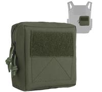 Bolsa Táctica EDC Molle GP, Riñonera para Acampar, Cazar, Cartuchos, Ciclismo, Bolsa de Almacenamiento(Green)