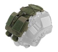 Bolsa Táctica For Batería De Casco con Cierre De Cierres De Gancho Y Bucle - Bolsa De Contrapeso - Paquete De Contrapesos(Green)