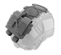 Bolsa Táctica For Batería De Casco con Cierre De Cierres De Gancho Y Bucle - Bolsa De Contrapeso - Paquete De Contrapesos(Gray)