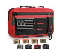 Bolsa táctica Molle Admin Utility corte láser EDC bolsa de herramientas horizontales modulares