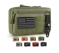 Bolsa táctica Molle Admin Utility corte láser EDC bolsa de herramientas horizontales modulares