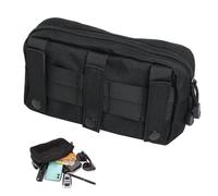 Bolsa Táctica MOLLE de Doble Propósito para Volcado Sub Abdominal, Bolsa de Transporte con Gancho y Panel de Bucle, Compatible con Chaleco, Fabricada en Nylon 500D, Resistente Versátil, 5.1*2.4*8.0in