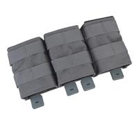 Bolsa Táctica Molle Fast Triple For Revistas, Soporte Abierto For Revistas, Bolsa De Transporte(Gray)