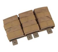 Bolsa Táctica Molle Fast Triple For Revistas, Soporte Abierto For Revistas, Bolsa De Transporte(Sand)