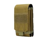 Bolsa táctica Molle para teléfono, impermeable, bolsillos dobles integrados para cinturones tácticos, mochilas, soportes en el pecho, teléfono