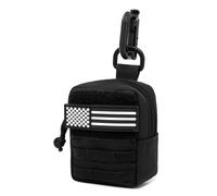 Bolsa táctica para deportes al , diseñada para herramientas, a la cintura, con compatibilidad MOLLE para uso versátil
