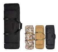 Bolsa Táctica para Rifle, Bolsa Táctica De Escopeta Fundas De Rifle para 2 Rifles Y 2 Pistolas, Estuche Largo Suave para Rifle Caza Campo De Tiro, Carabinas Estuche Doble A,70cm