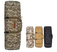 Bolsa Táctica para Rifle, Bolsa Táctica De Escopeta Fundas De Rifle para 2 Rifles Y 2 Pistolas, Estuche Largo Suave para Rifle Caza Campo De Tiro, Carabinas Estuche Doble B,100cm