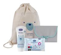 Bolsa Teddy Bear Cambio de Pañal Natural Sensation Chicco - Todo lo esencial para el cambio, con estilo y cuidado natural