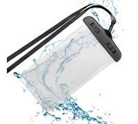 Bolsa telefónica Impermeable para natación, Bolsa Seca por teléfono, Caja de Deporte de Agua, Acceso a la Pantalla táctil, cordón Desmontable, 21x12x1.2cm, para Acampar en Kayak de Playa
