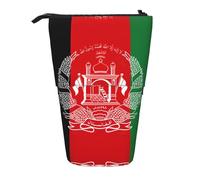 Bolsa telescópica de pie con la bandera de Afganistán, de tela Oxford, portátil, para niños, niñas, adolescentes, estudiantes, oficina, Black, Talla única
