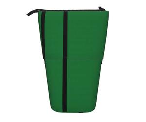 Bolsa telescópica de pie con la bandera del Sultanato de Delhi, de tela Oxford, portátil, para niños, niñas, adolescentes, estudiantes, oficina, Black, Talla única