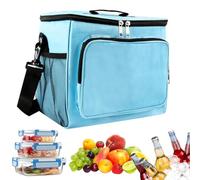 Bolsa Térmica, 10L Bolsa Termica Porta Alimentos, Bolsa Nevera Pequeña, Bolsa Almuerzo Plegable Impermeable, Portatil Bolsa Isotermica, Bolso Térmico Pequeña para Trabajo,Escuela,Picnic,Viajes,Camping