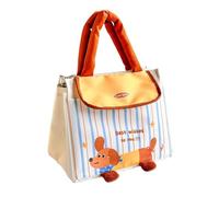 Bolsa Termica con Asa Tema de Perro Forro de Papel Aluminio Gran Capacidad | Bolsa de Comida para Mujer Aislante para Playa Pesca Escuela Deportes Gimnasio Viajes Hombres Mujeres Ninos