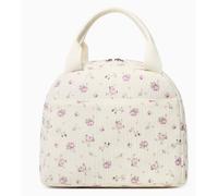 Bolsa Térmica De Pana De Gran Capacidad para El Almuerzo, Bolsa Refrigeradora Portátil Reutilizable con Bolsillos para El Trabajo, Viajes Y Picnics. 6