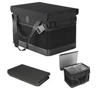 Bolsa térmica de viaje, portátil, plegable, lonchera reutilizable, para viajes, parque, recreación al aire libre, barbacoa, familia, playa, camping, viajes por carretera