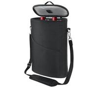 Bolsa Térmica De Vino Antifugas, Asa y Correa Ajustable al Hombro | Bolsa Para 2 Botellas Para Adultos, de Cumpleaños, Navidad, Viajes, Picnic, Whisky y