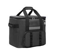 Bolsa térmica Flexible 40L Gran Capacidad Impermeable Aislante para Almuerzo Camping Senderismo Playa Bebidas Cerveza Negra Nevera portátil Picnic Outdoor Mochila refrigerante