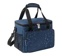 Bolsa térmica grande aislada - Bolsas aisladas para la compra de comestibles, bolsa reutilizable de aislamiento térmico de 15 L | Bolsa de transporte de alimentos a prueba de fugas, bolsa de