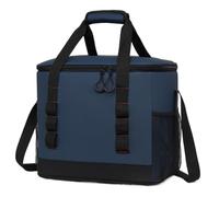 Bolsa térmica Grande | Mochila térmica portátil de 20 l, Porta Alimentos, Multibolsillos, para Mujer y Hombre, lonchera térmica de Gran Capacidad (Azul Marino)