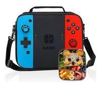 Bolsa Térmica Infantil Porta Alimentos Gamer para niños y adultos. Nevera Portátil, Lunch Box Impermeable, Fiambrera Gran Capacidad para Almuerzo, Excursión, Oficina, Viaje, Pícnic o Colegio. Lonchera