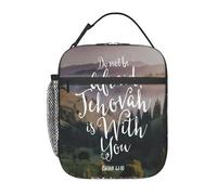 Bolsa Termica No Temas, Jehová Está Contigo. Lunch Bag Portátil Bolso Nevera El Almuerzo Bolsa Comida Para Work Hombre Y Mujer Escuela