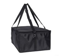 Bolsa Térmica Oxford Grande 60x40x25cm para Picnic(60 * 40 * 25cm Black) | Tela Oxford , aislamiento tÃ©rmico prolongado, para ideal picnic familiar, asas ergonÃ³micas, negro moderno