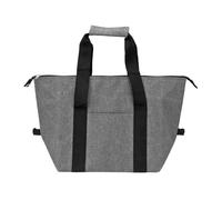 Bolsa térmica para Acampar de Primera Calidad, Bolsa de Almuerzo con Aislamiento térmico Plegable a Prueba de Fugas para Viajes, Trabajo, Escuela, Tela Oxford Gris de Gran (l)