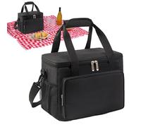 Bolsa Térmica Para Alimentos - Bolsa Reutilizable De 15L, A Prueba De Fugas | Ideal Para Playa, Camping Y Picnics, Bolsa De Gran Capacidad Para Mantener Alimentos Y Bebidas Frescos En Los Viajes