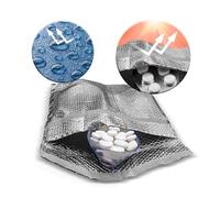 BOLSA TÉRMICA para ALIMENTOS/MEDICAMENTOS-bolsa isotermica pequeña-bolsa térmica-bolsa termica comida-bolsa almuerzo termica-portaalimentos termica- Fabricado en España (Pack de 50x30 y 35x25cm)