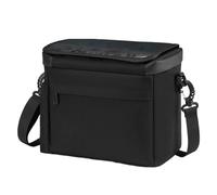 Bolsa térmica para moto, bolsa de almacenamiento de alimentos, 6 L, resistente al agua, Oxford, para scooter, Mountain Cycle, Picnic Oro Conmute Use, 8,66 x 7,87 x 5,12 pulgadas, color negro