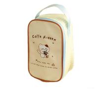 Bolsa térmica pequeña de tela Oxford con aislamiento | Pequeño contenedor térmico de alimentos con forro de papel de aluminio, bolsa portátil de tela Oxford para estudiantes y