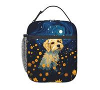 Bolsa Termica Perro Estrellado Porta Alimentos Picnic Bolso Comida Frescura Lunch Bag Para Work Camping Escuela