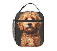 Bolsa Termica Perro Goldendoodle Lunch Bag Picnic Bolso Comida Trabajo Porta Alimentos Para Viajes Escuela Hombre Y Mujer